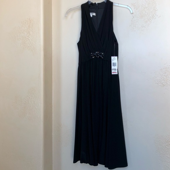 Evan Picone Black Halter Dress - Picture 2 of 8